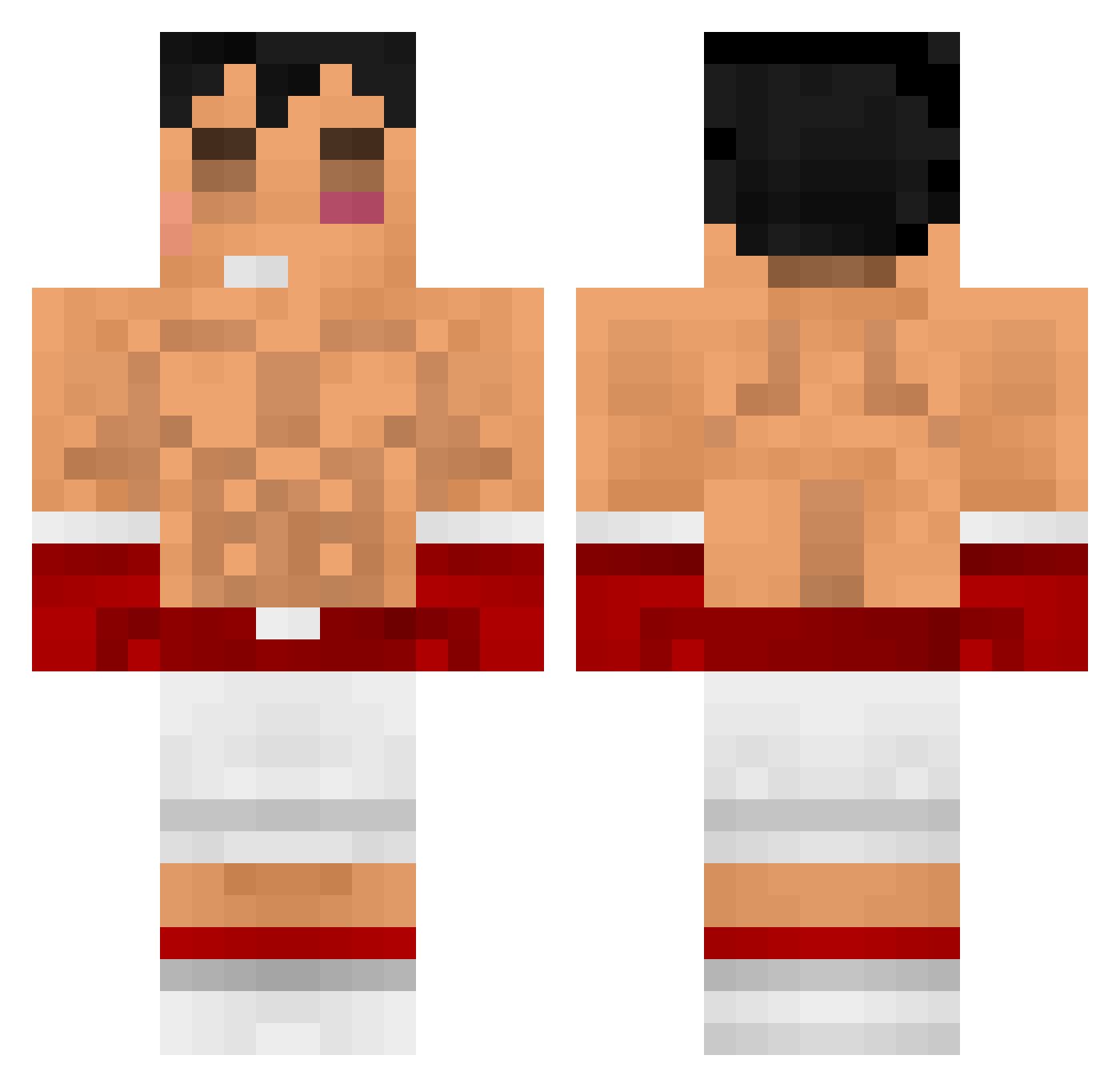 big_boy56 Minecraft skin, front and back view