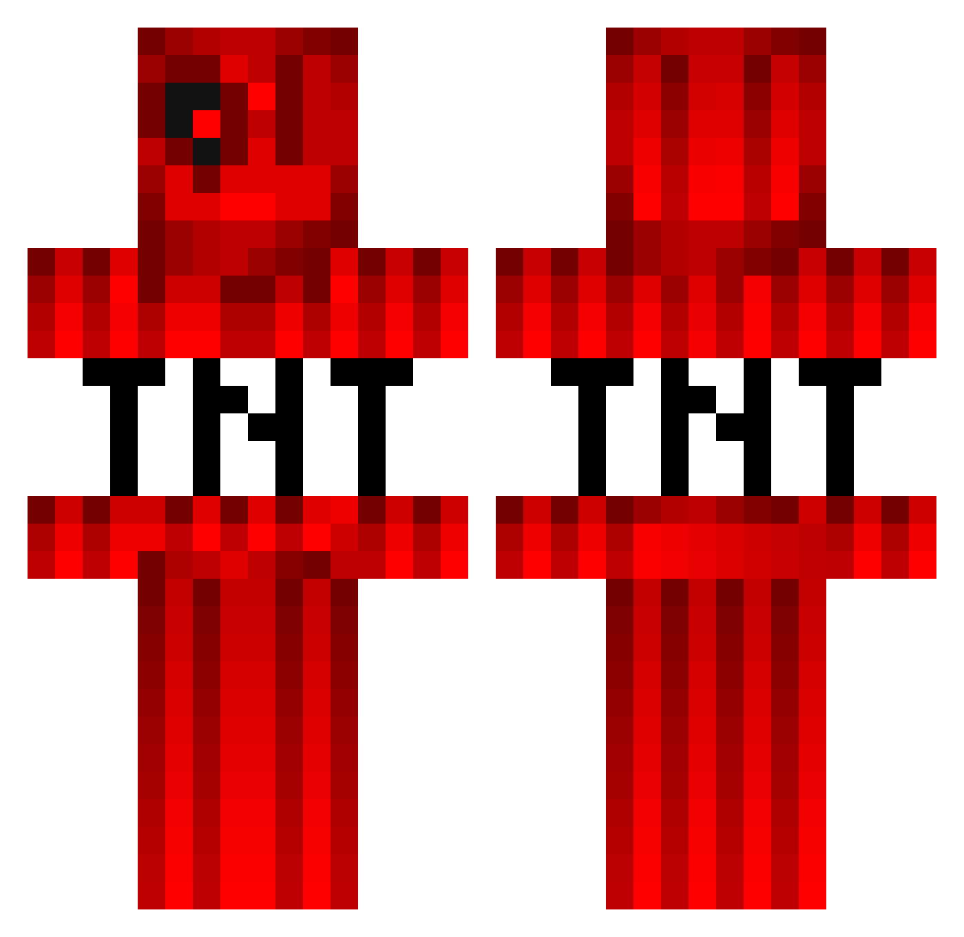 Ciganstura1 Minecraft skin, front and back view