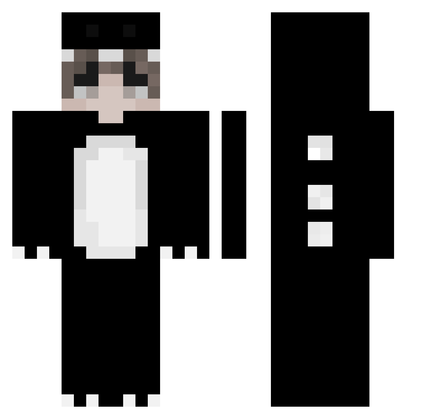 _CWen Minecraft skin, front and back view