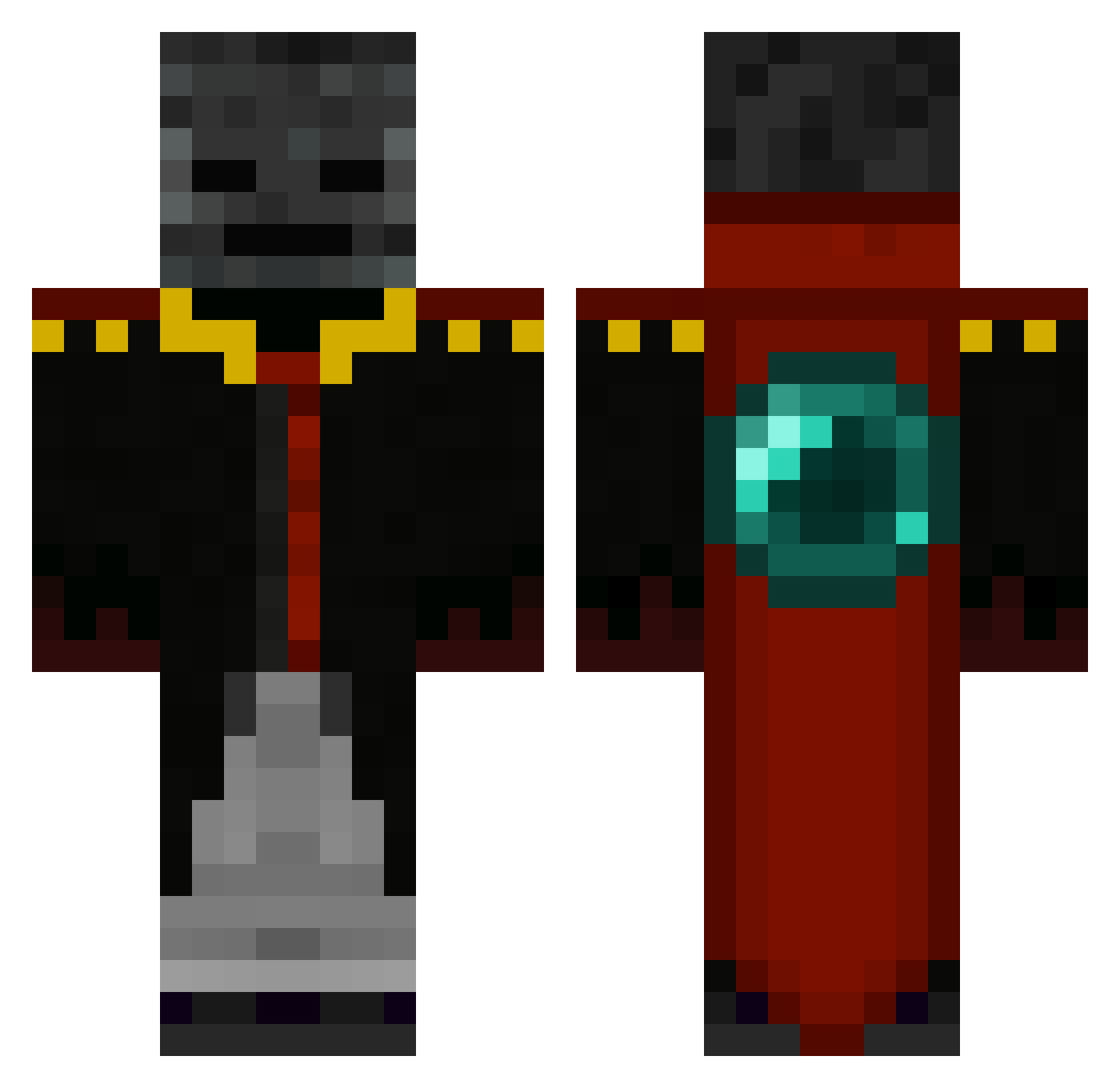 sergioperea06_ Minecraft skin, front and back view