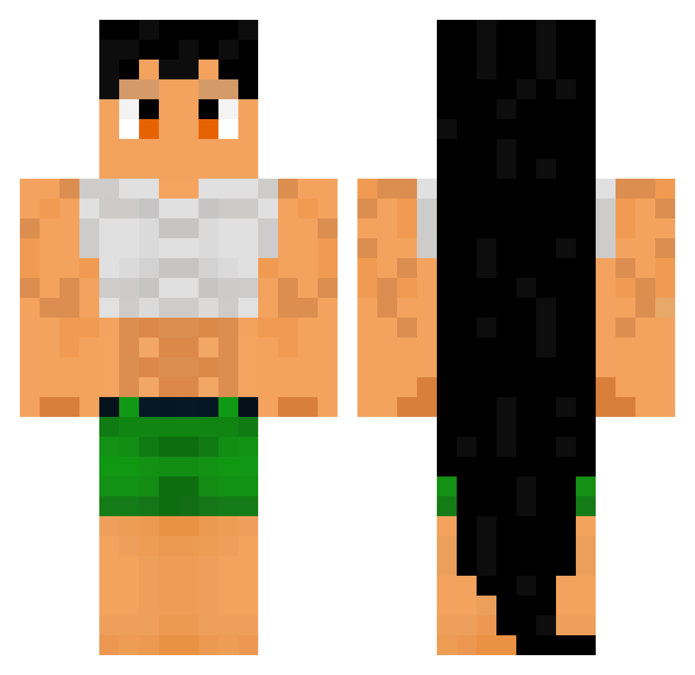 _Fesha_ Minecraft skin, front and back view