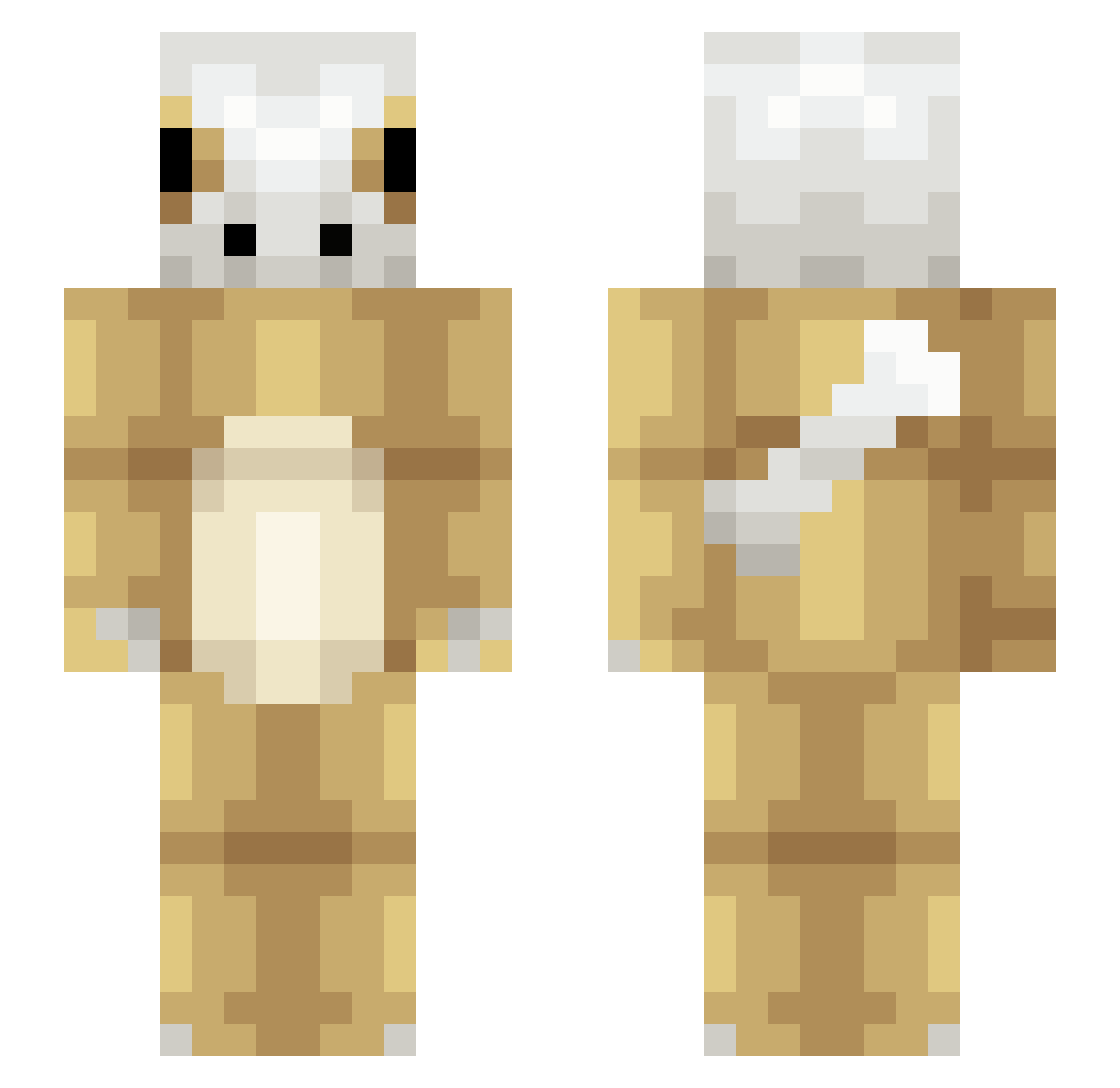 SirSpookyy Minecraft skin, front and back view
