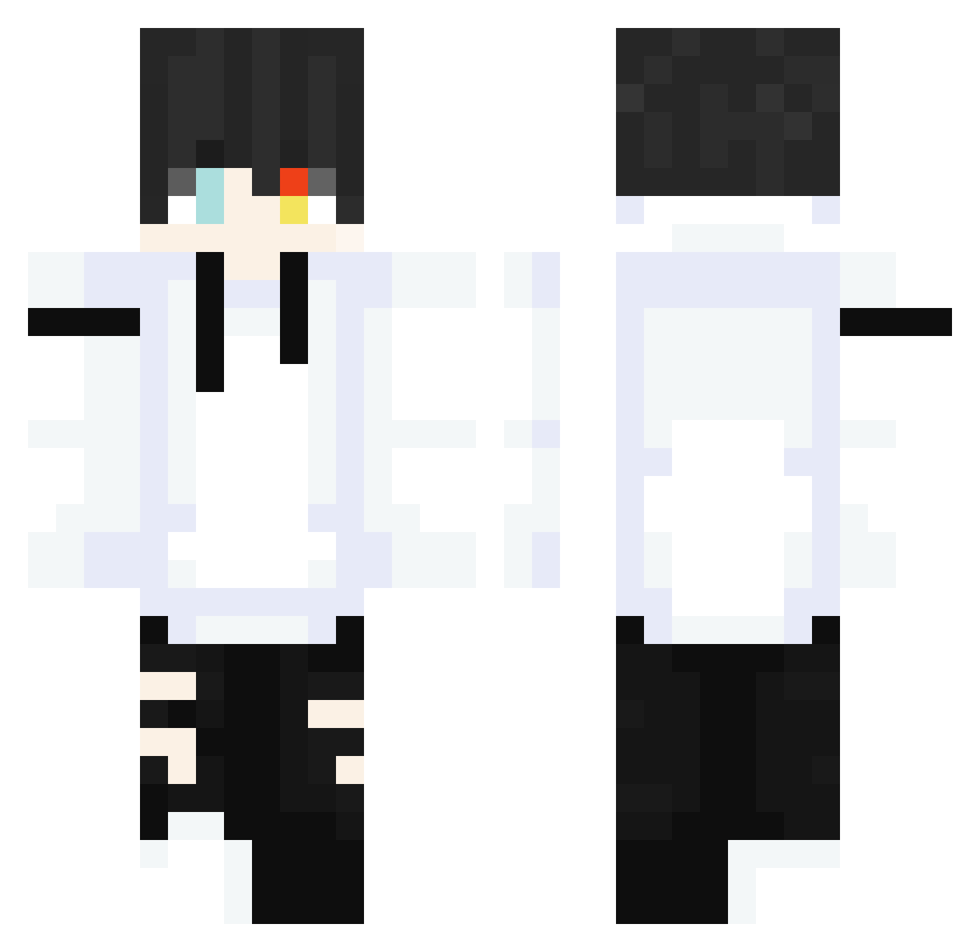 _Ianokany Minecraft skin, front and back view