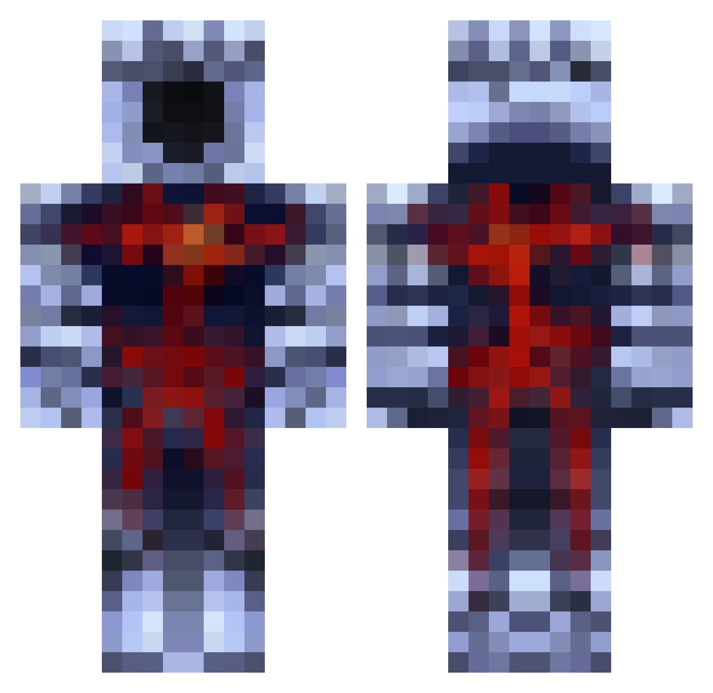 Stone_TheStoner Minecraft skin, front and back view