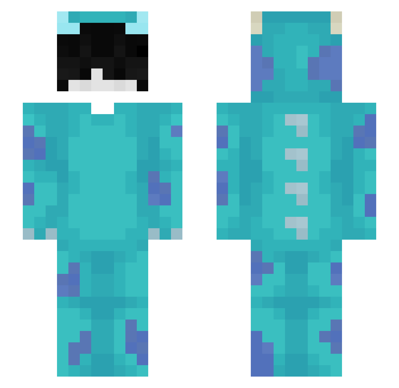 K12jonathan Minecraft skin, front and back view