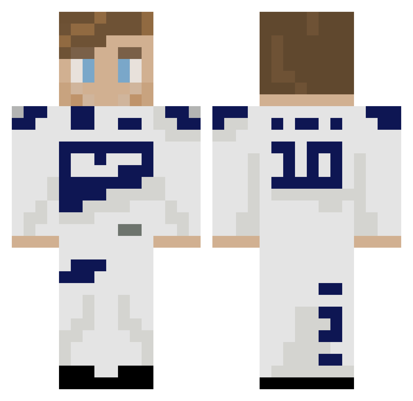 AlphaSlingshot Minecraft skin, front and back view
