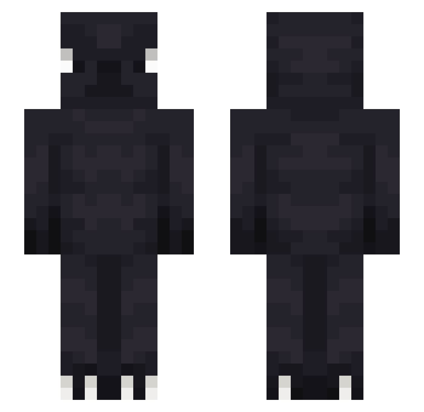 Crutszy_ Minecraft skin, front and back view