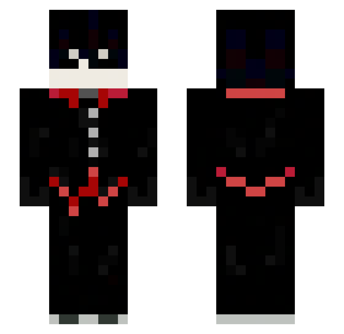 TPS_SP Minecraft skin, front and back view