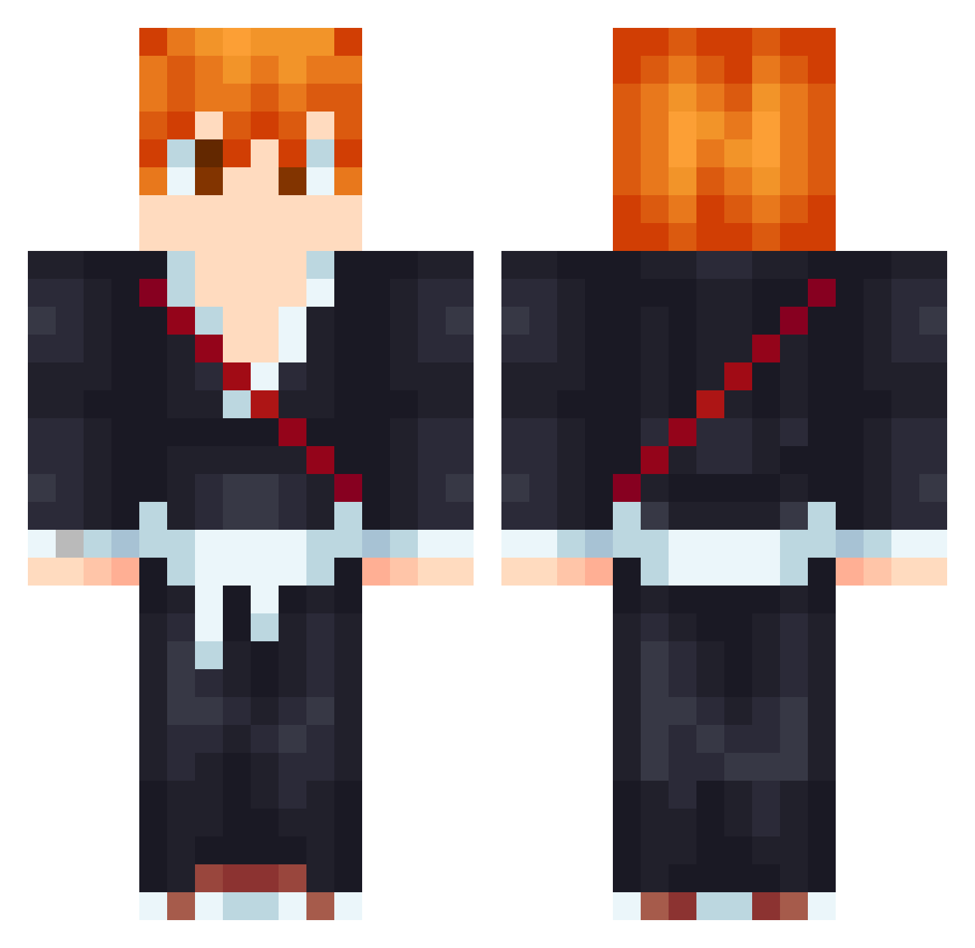 lsp07 Minecraft skin, front and back view