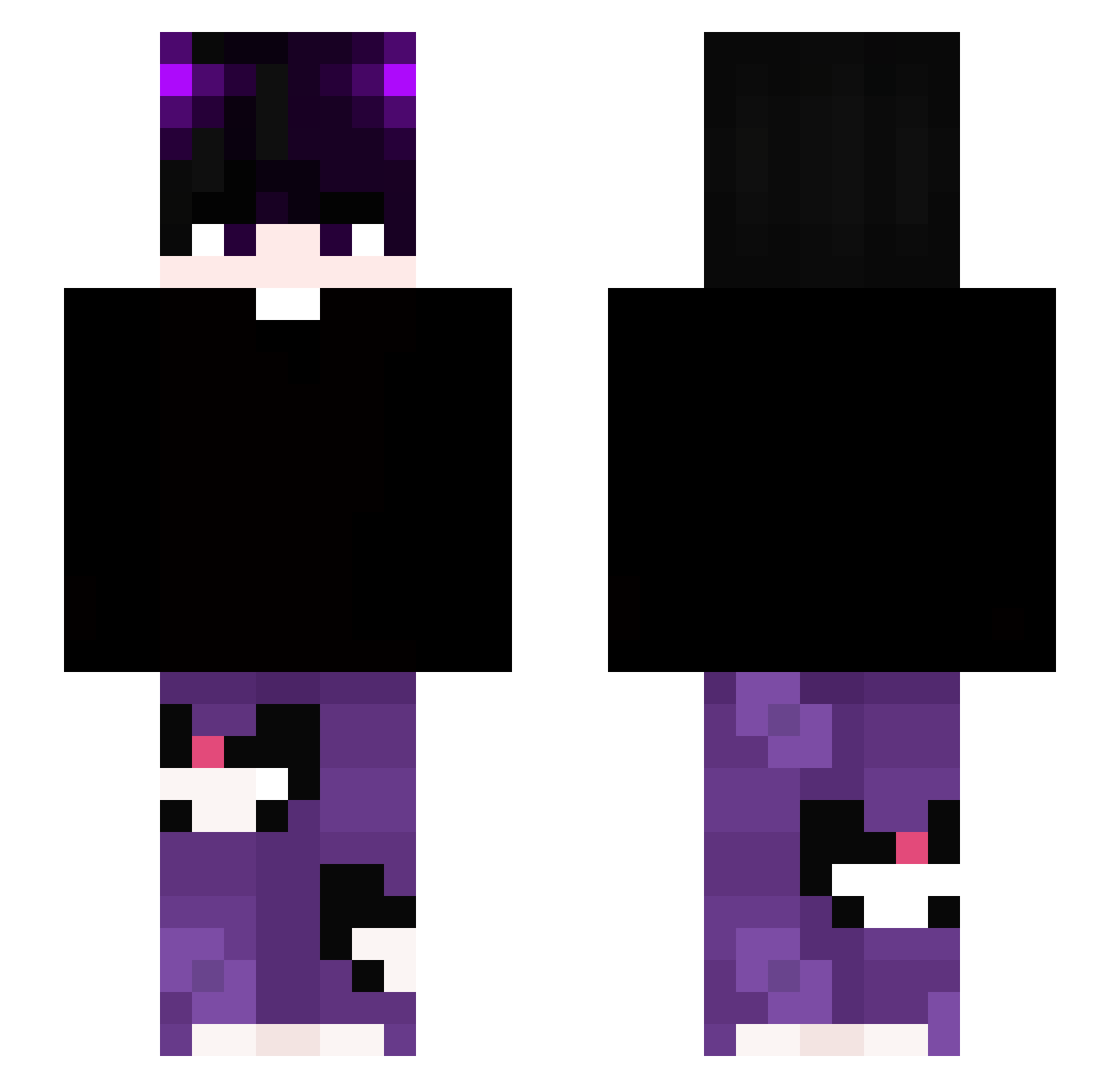 stonertyler Minecraft skin, front and back view