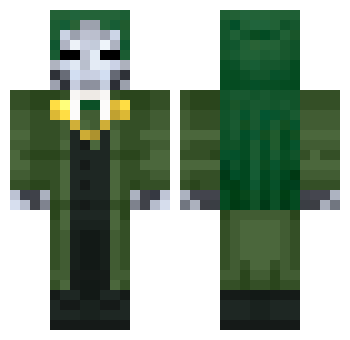 Fundz_ Minecraft skin, front and back view