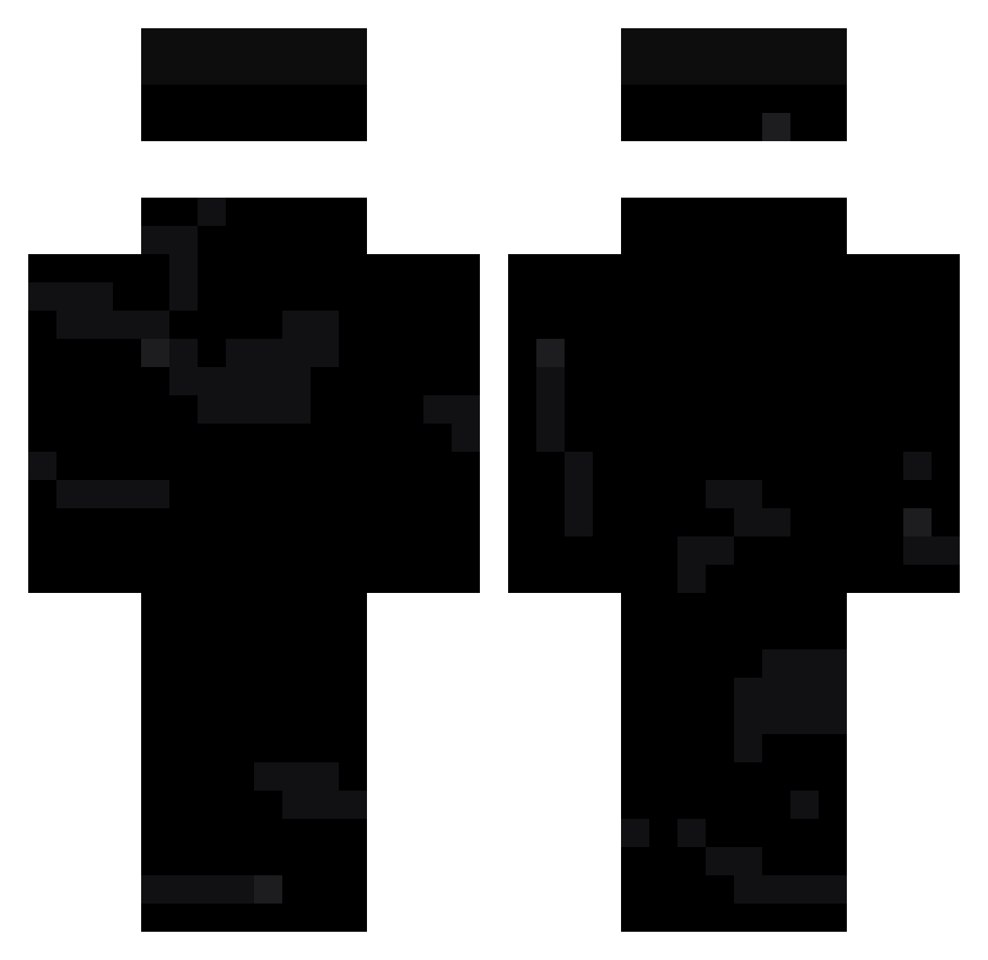 Peanutc1 Minecraft skin, front and back view