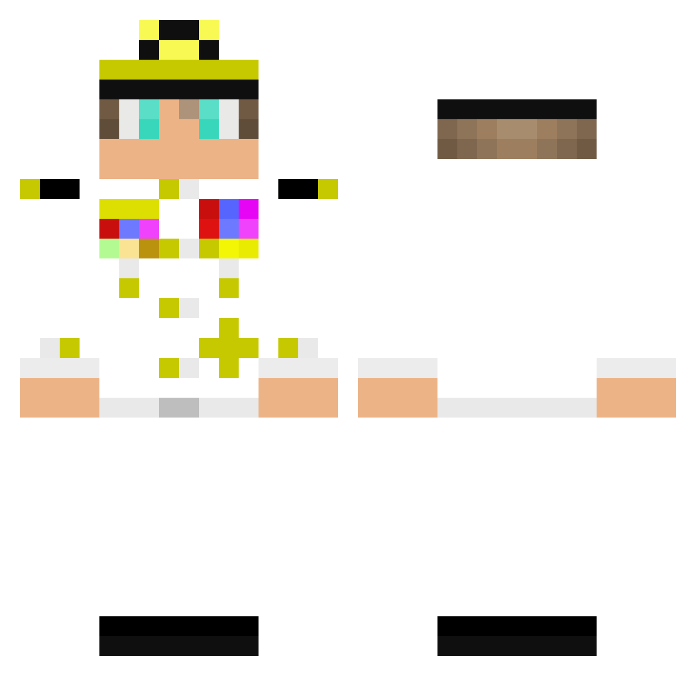lazyboy423 Minecraft skin, front and back view