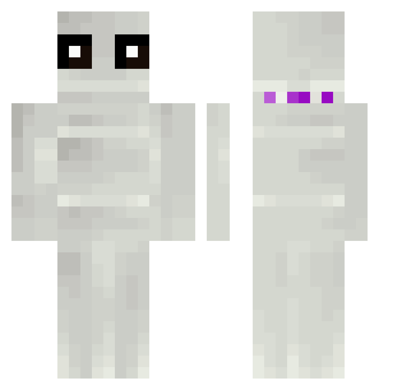 ZERTIEEE_POOOO Minecraft skin, front and back view