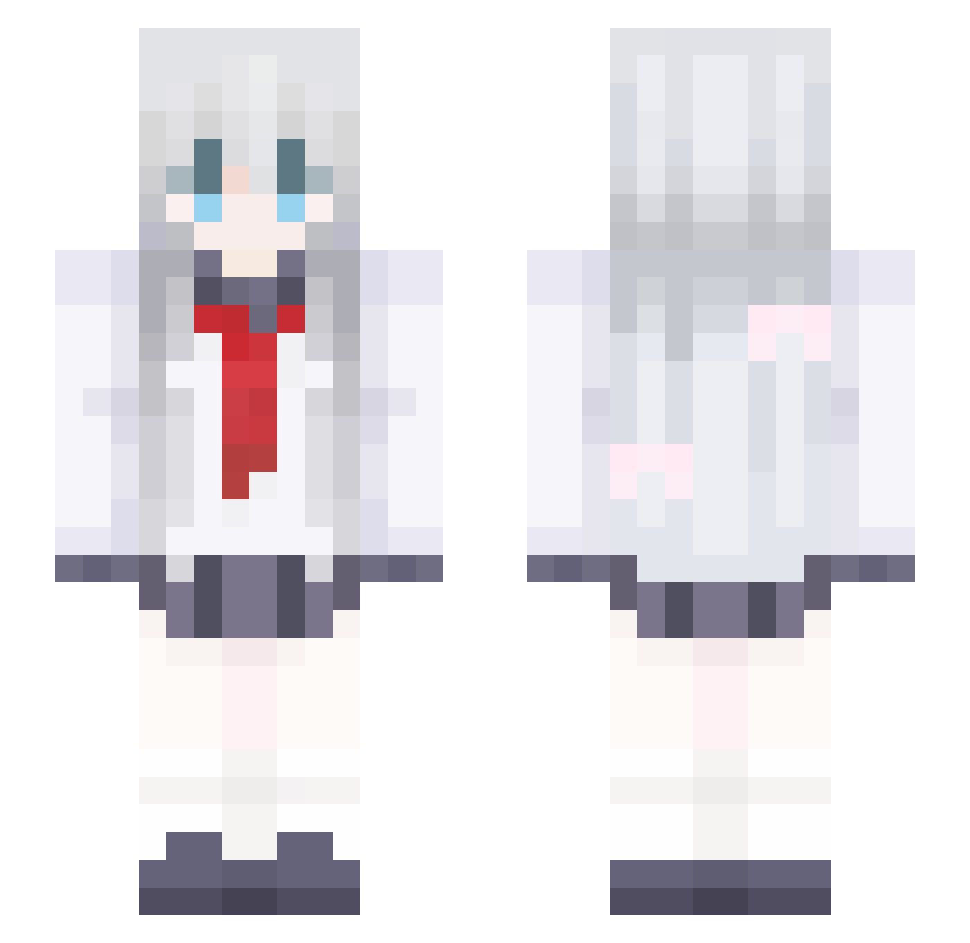 K_n1k_ma Minecraft skin, front and back view