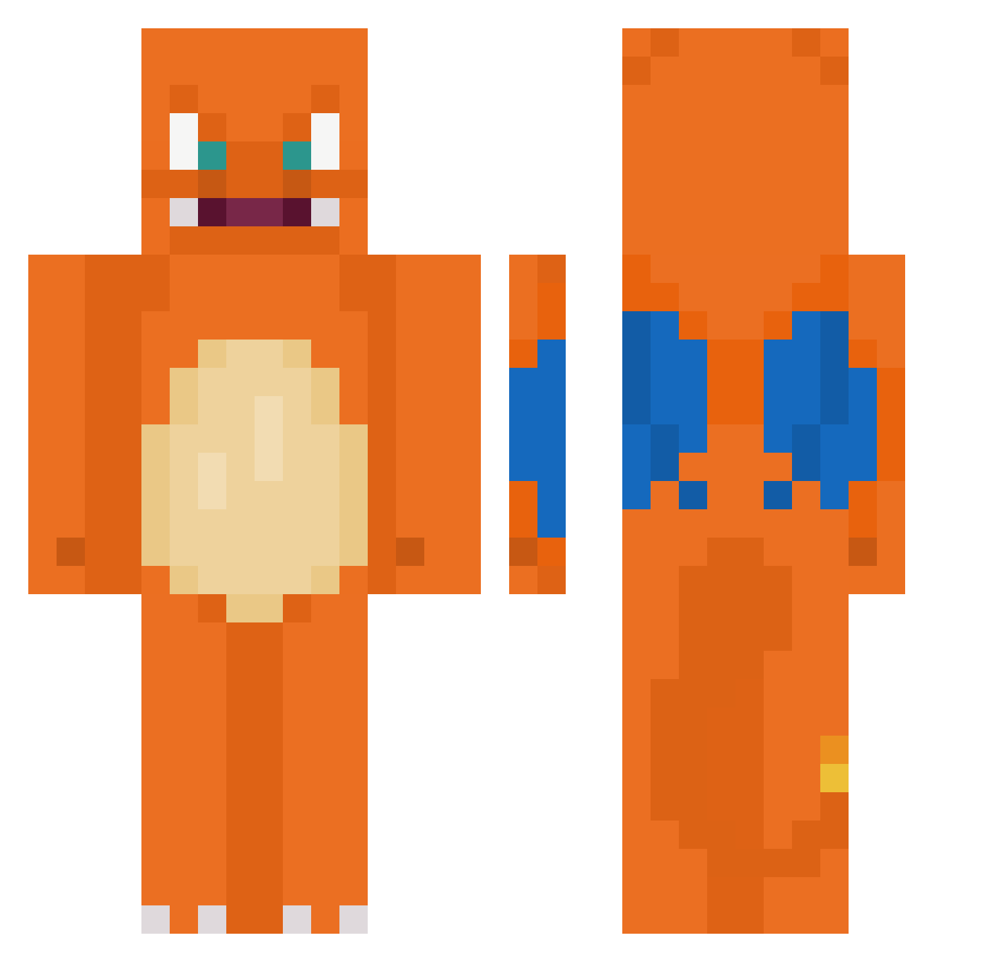 littlewill1166 Minecraft skin, front and back view