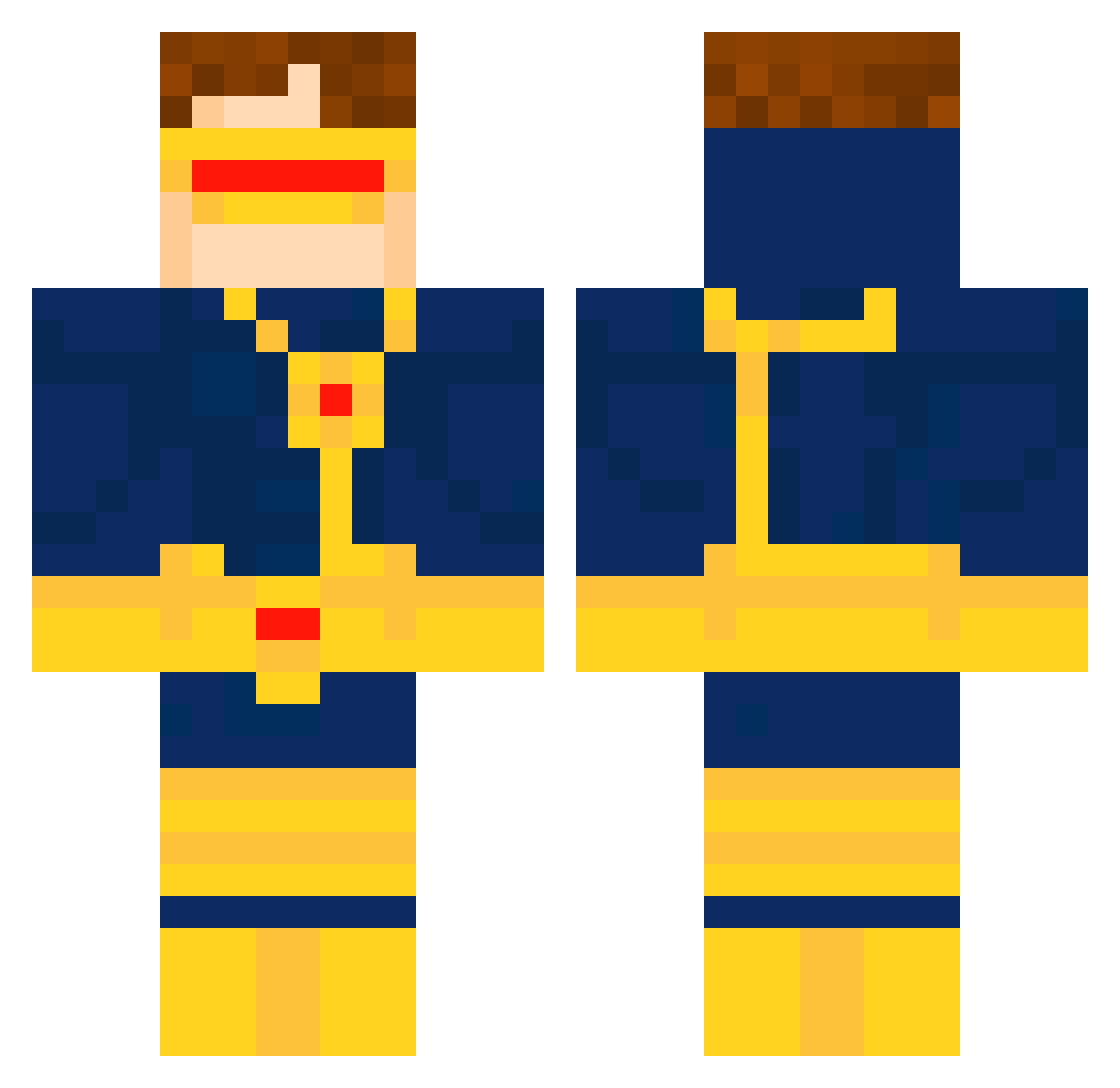 breenie04 Minecraft skin, front and back view