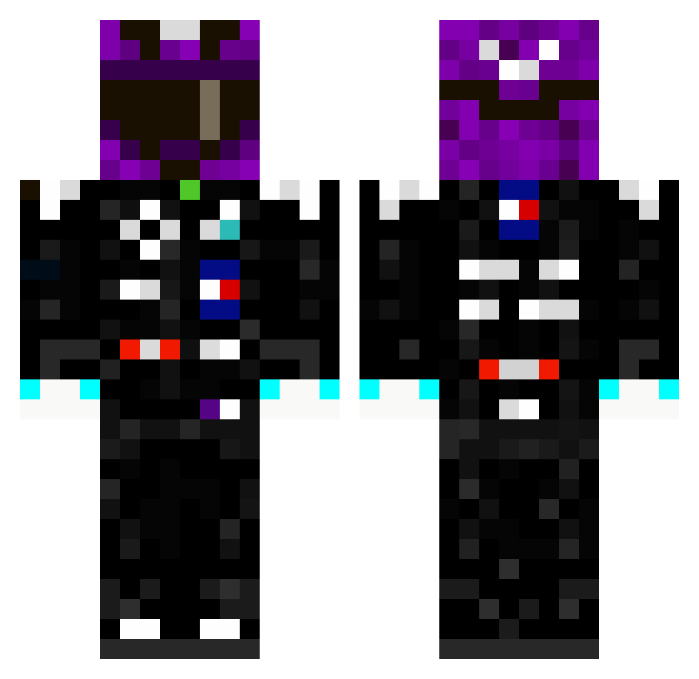 CeyhunSS Minecraft skin, front and back view