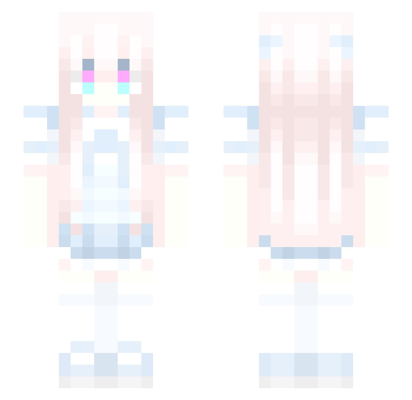 zyn_715 Minecraft skin, front and back view