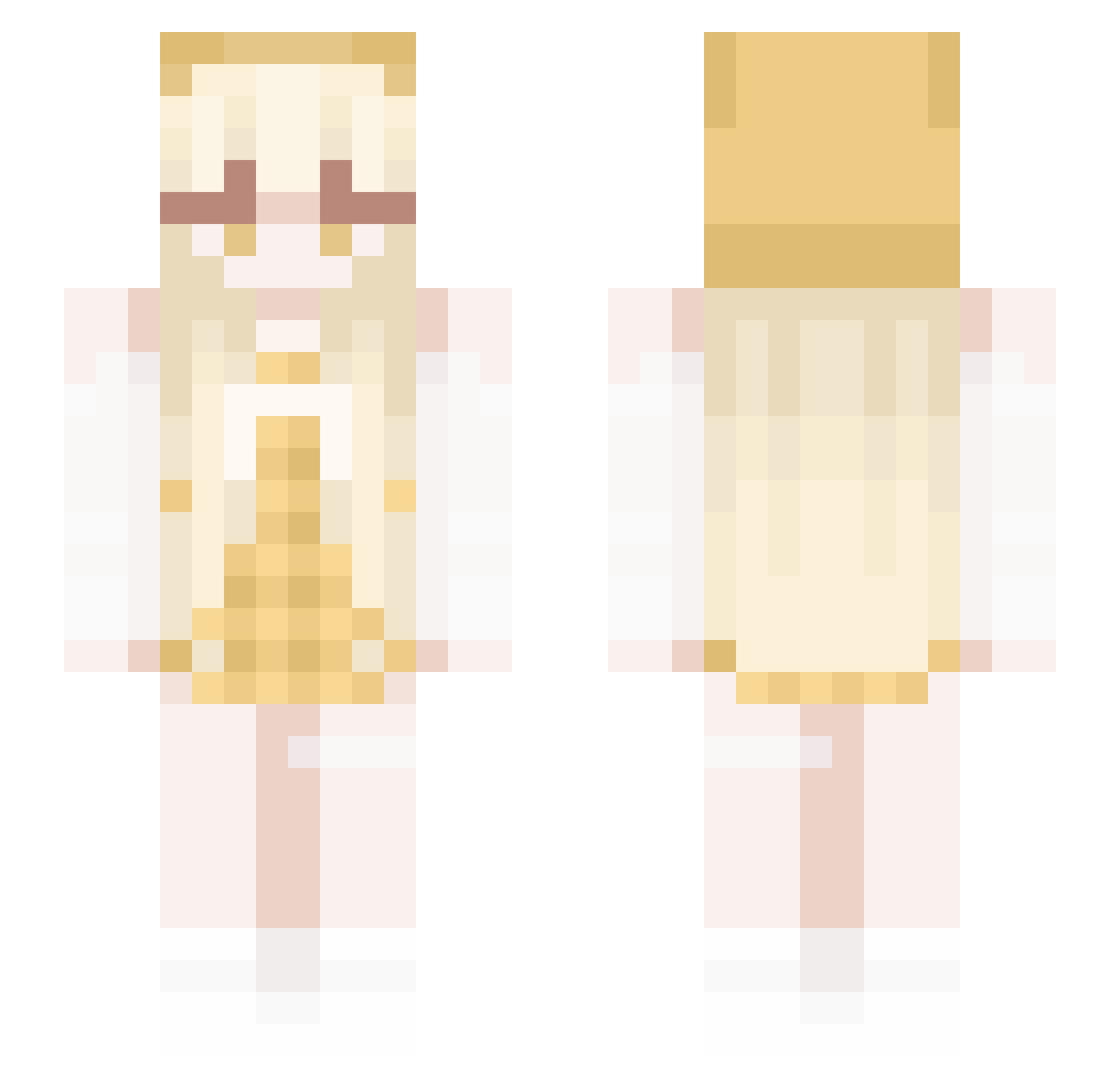 _Chordeva_ Minecraft skin, front and back view