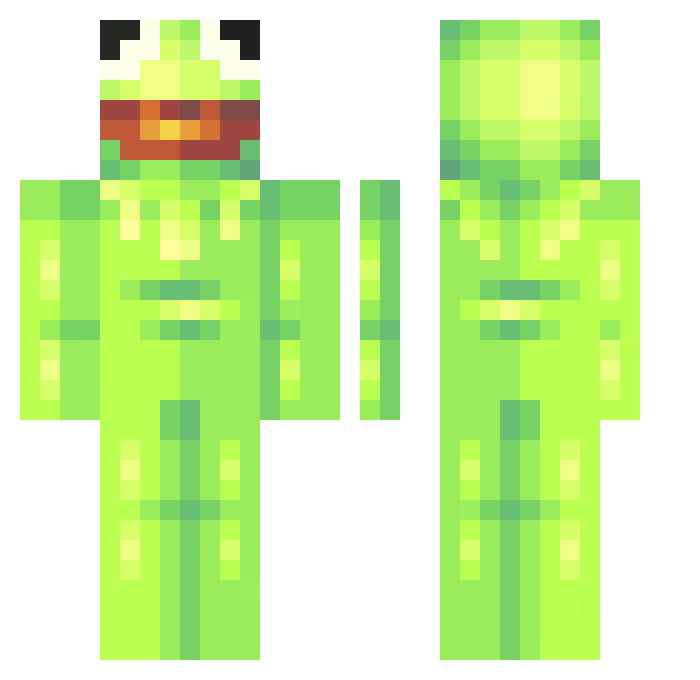 Epix__ Minecraft skin, front and back view