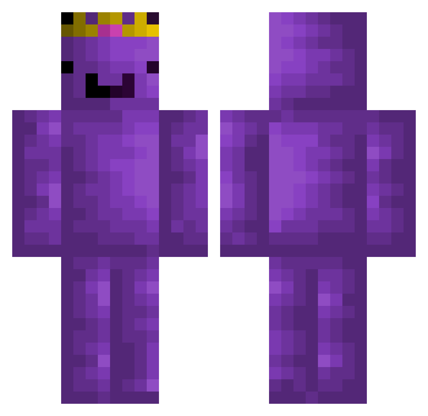 Juliuszcz3569 Minecraft skin, front and back view