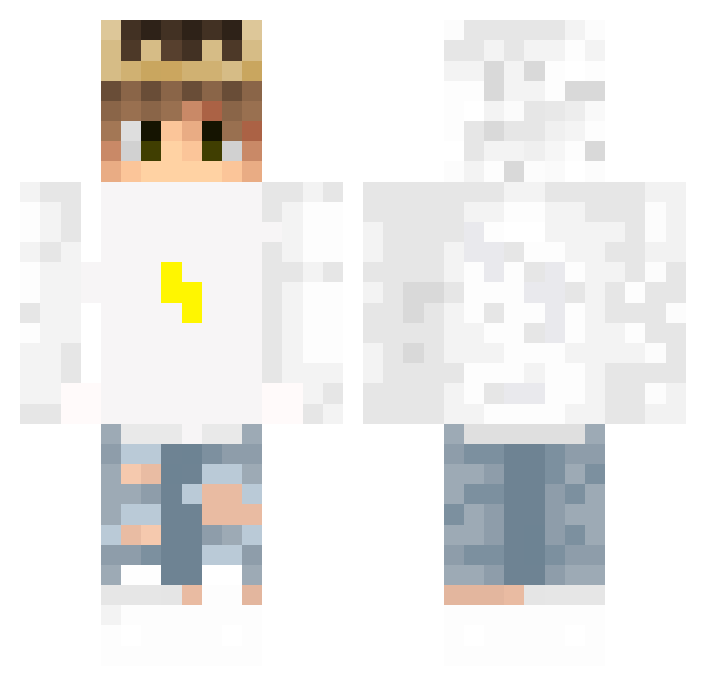 z_remco Minecraft skin, front and back view