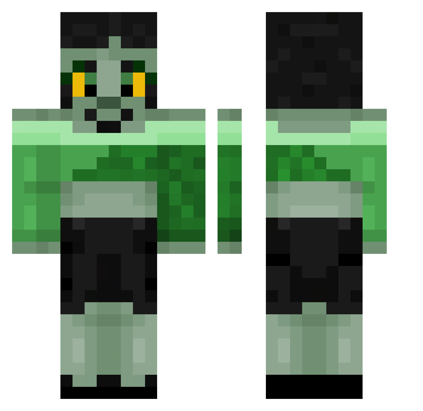 chxrryblossoming Minecraft skin, front and back view