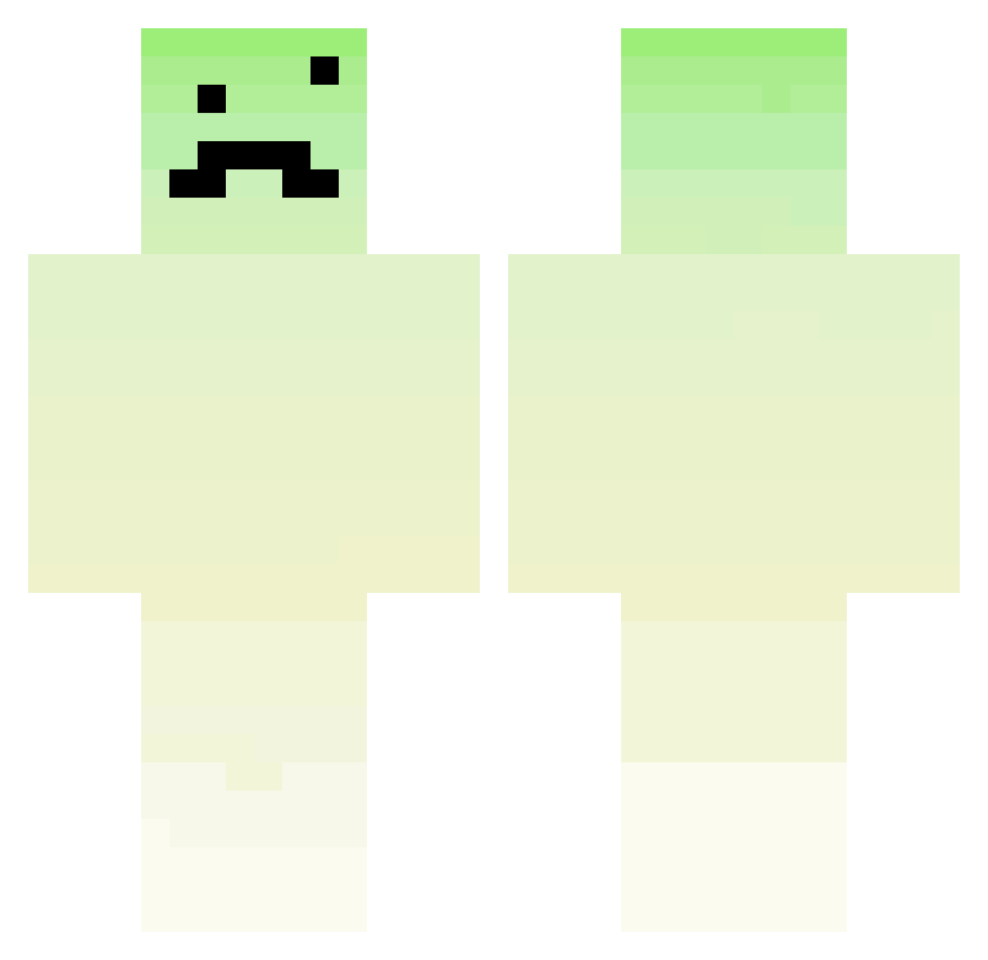 ggomo0417 Minecraft skin, front and back view