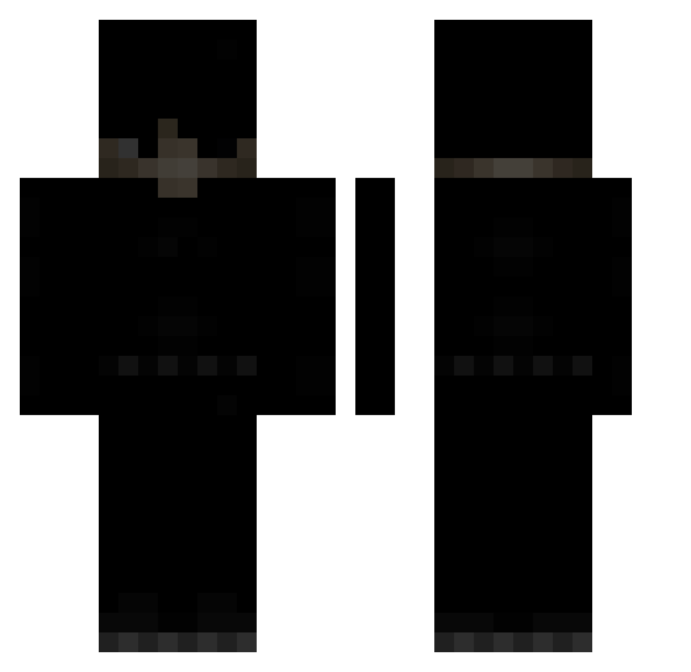 Yagaal Minecraft skin, front and back view