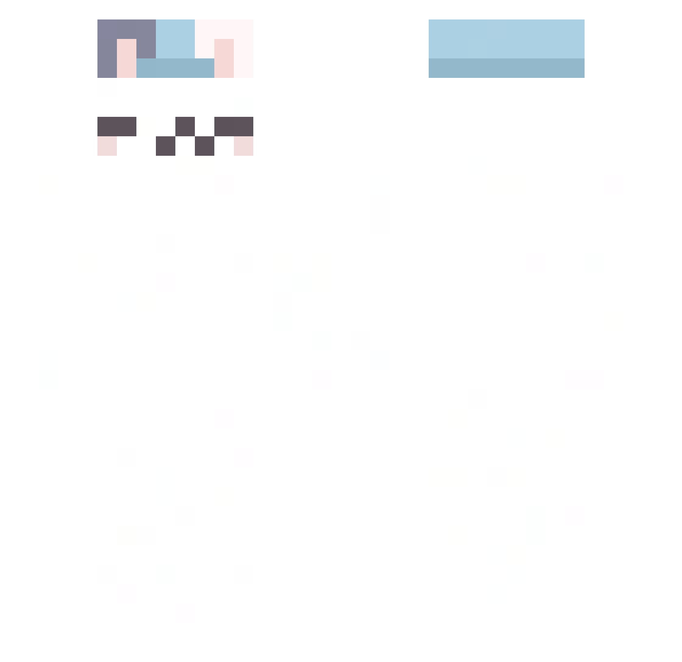 wunwun11 Minecraft skin, front and back view