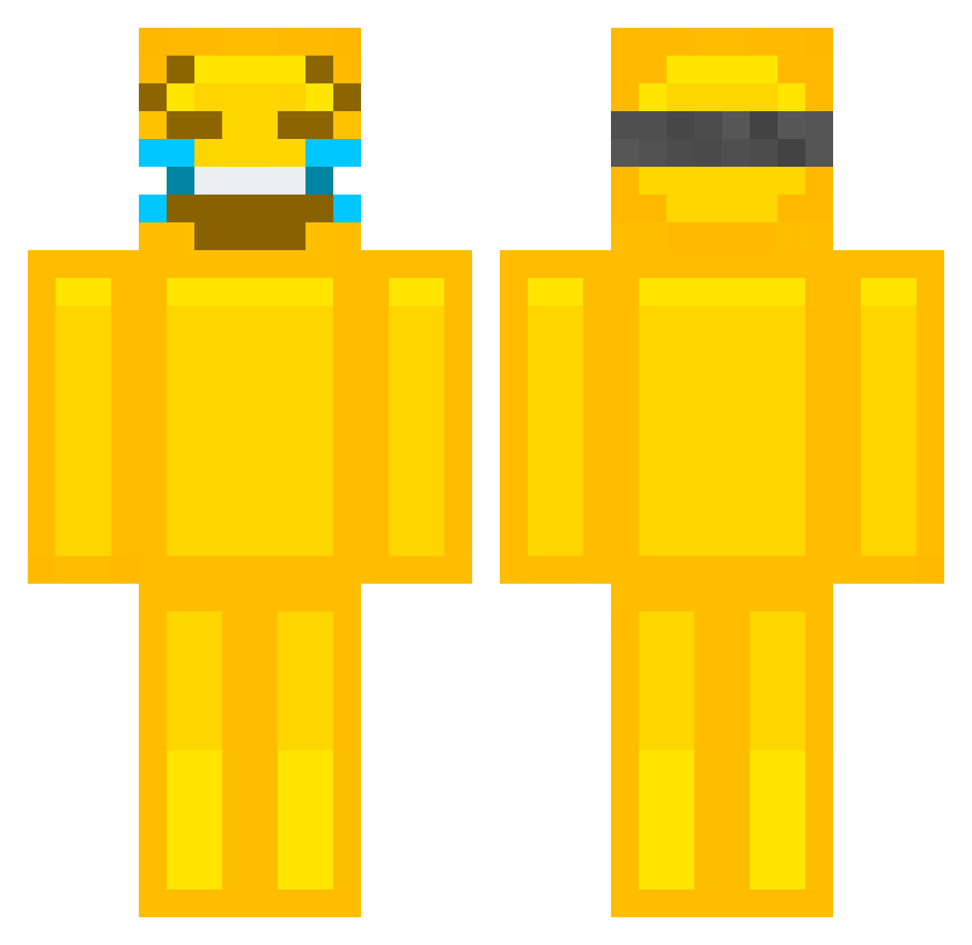 MoveOutDaWayBih Minecraft skin, front and back view