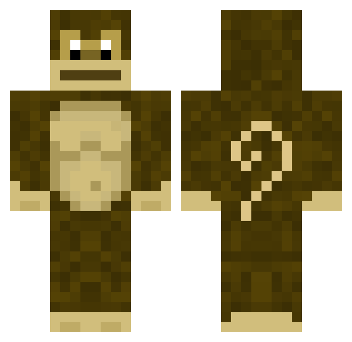 Sqood_ Minecraft skin, front and back view