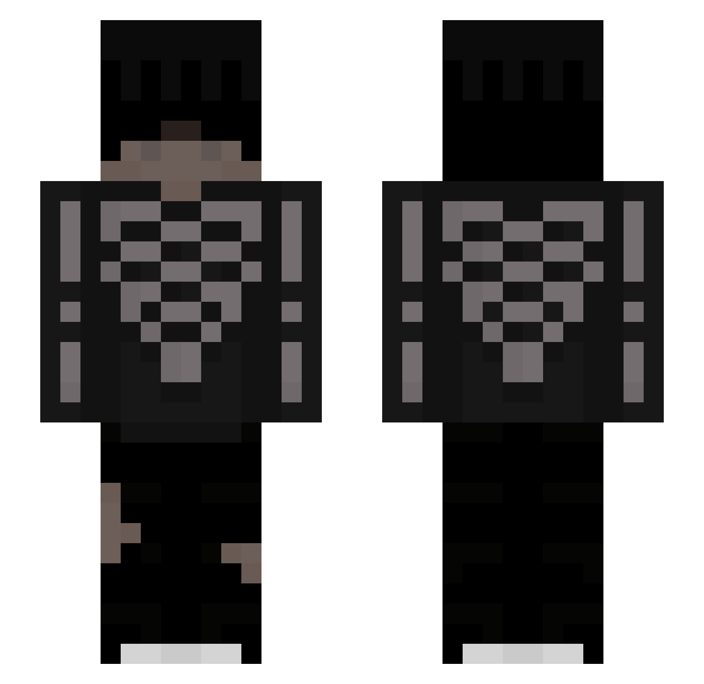 _yeaboy Minecraft skin, front and back view