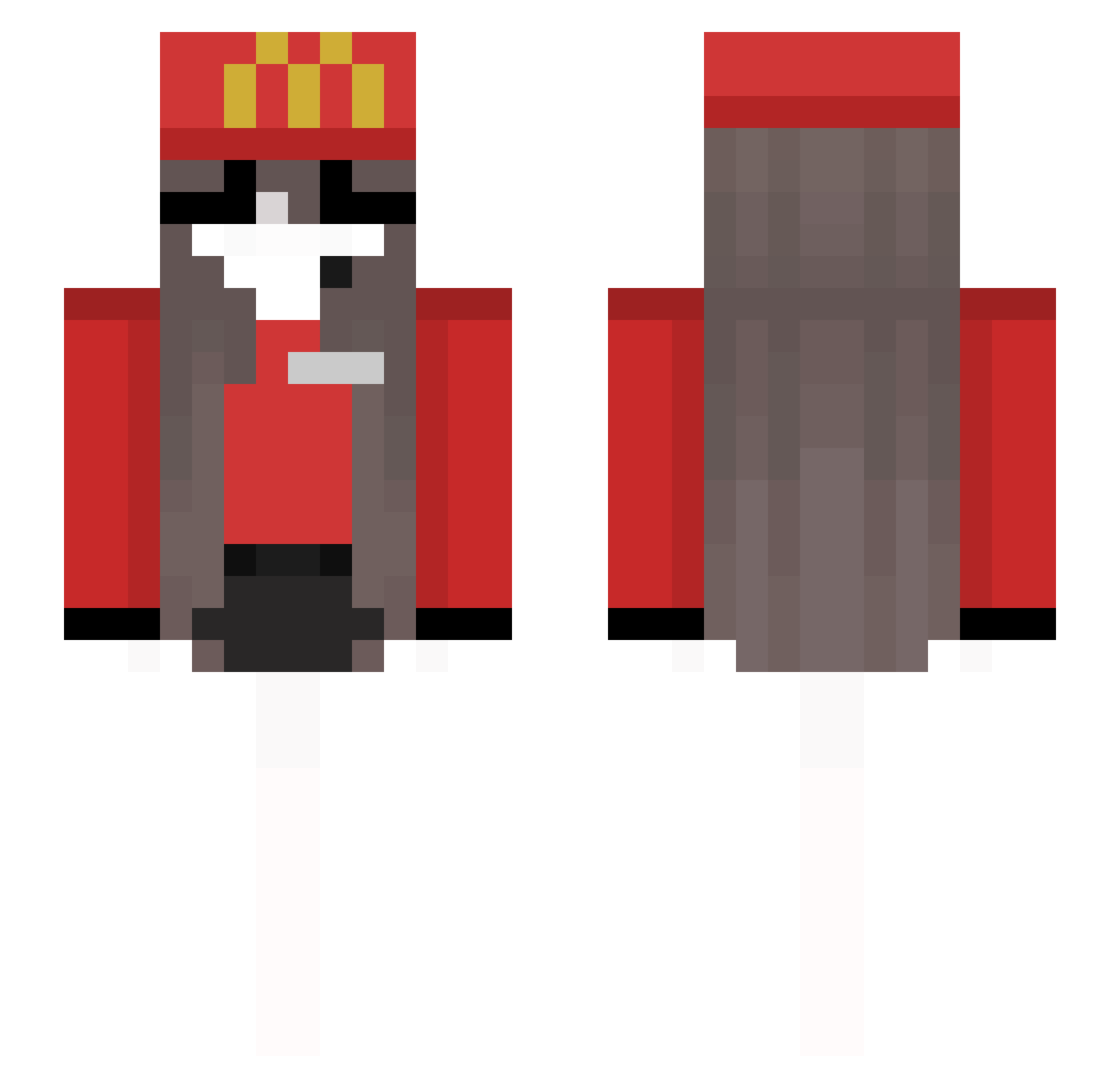 scorpion24782784 Minecraft skin, front and back view