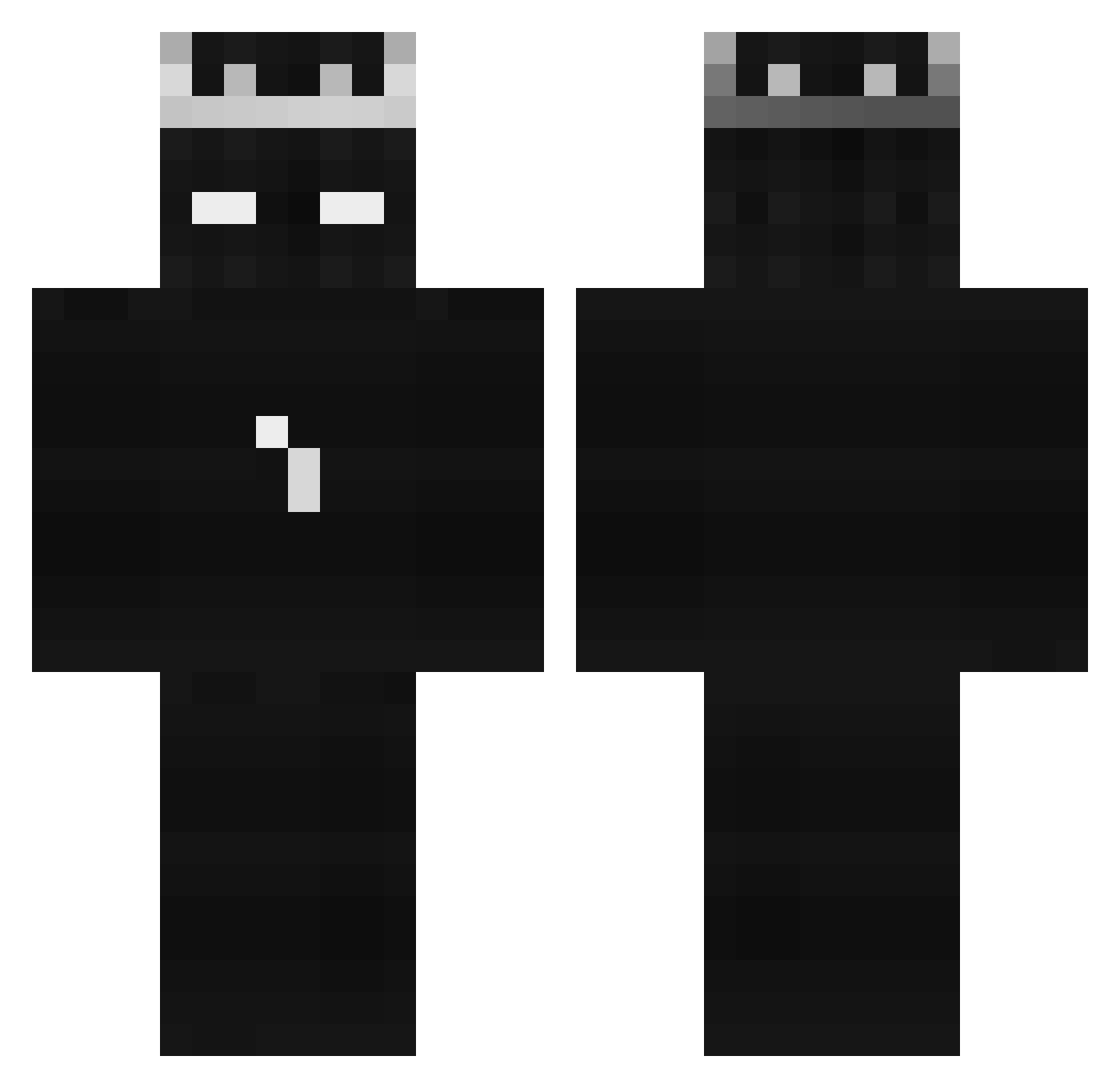 ItzColtx_x Minecraft skin, front and back view