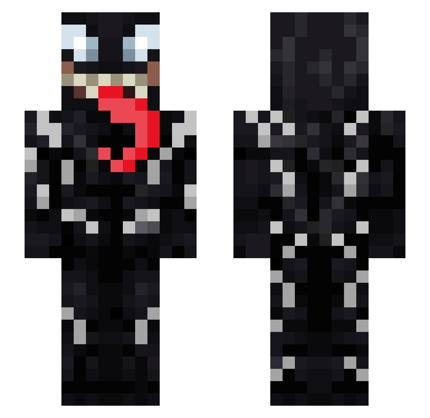 punjabi Minecraft skin, front and back view