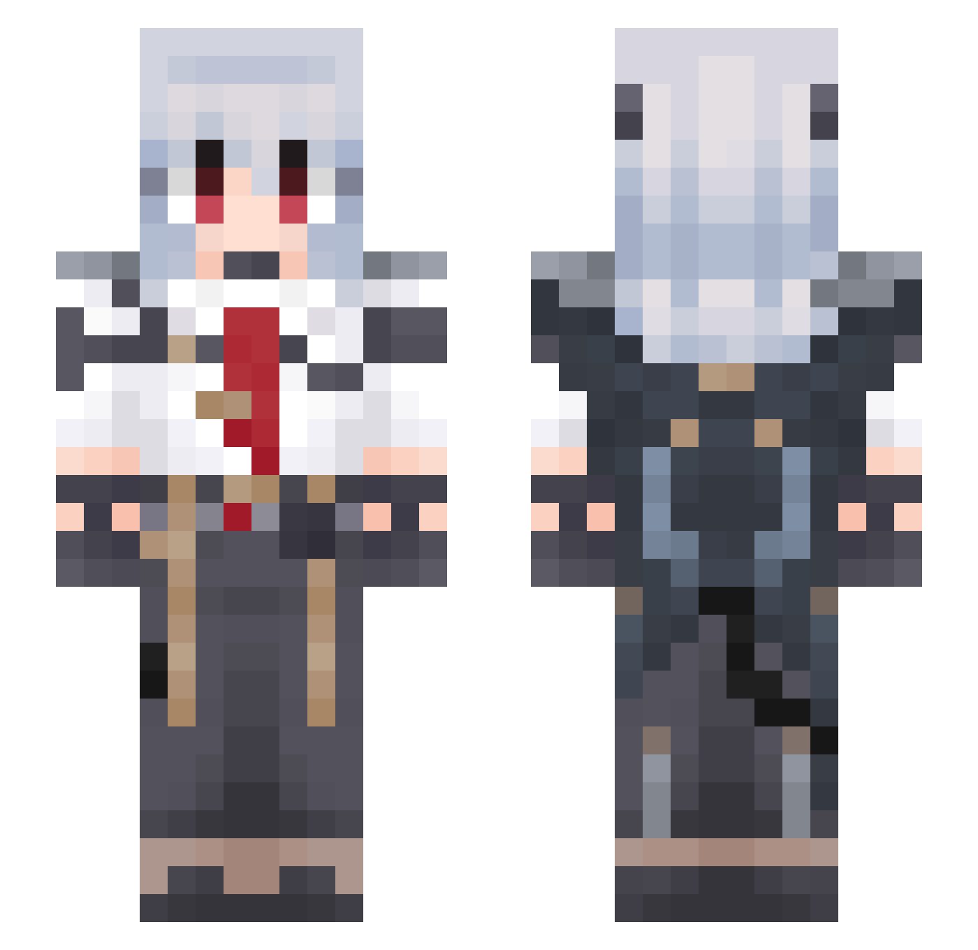 KadeshiSwarmer Minecraft skin, front and back view