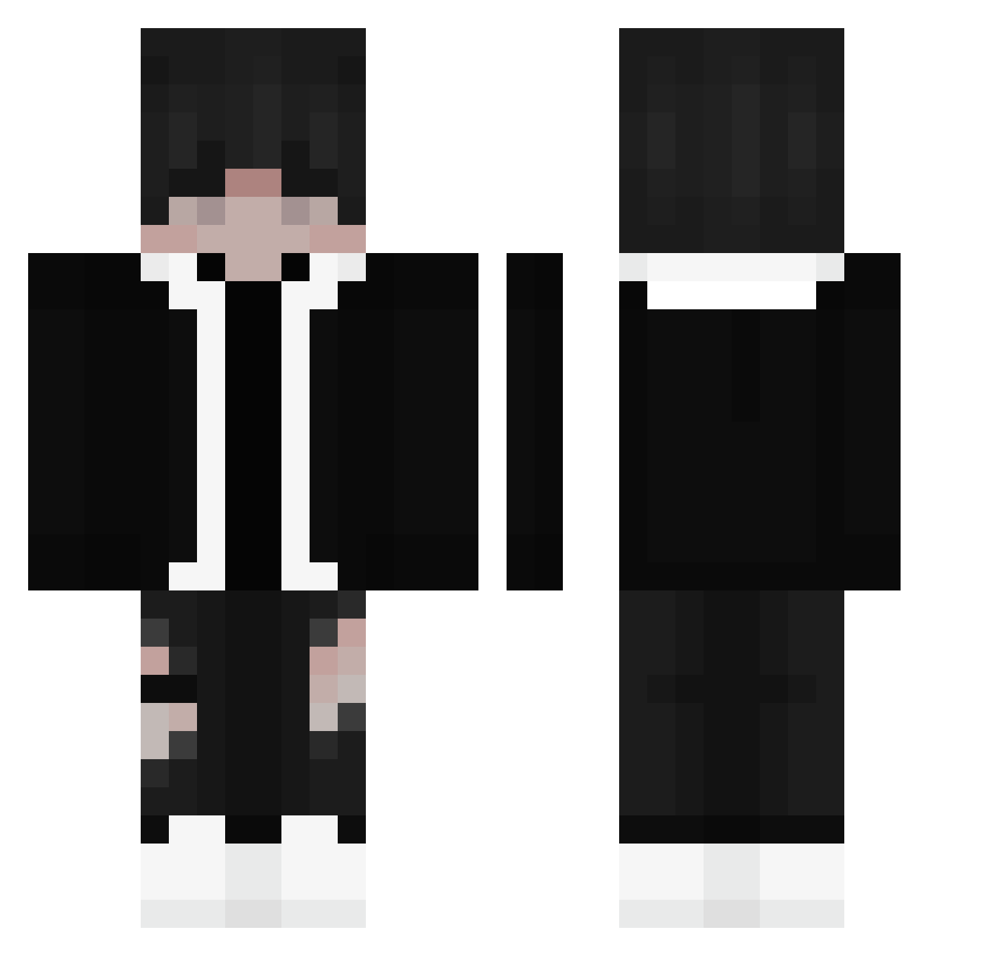 szefvciooo Minecraft skin, front and back view