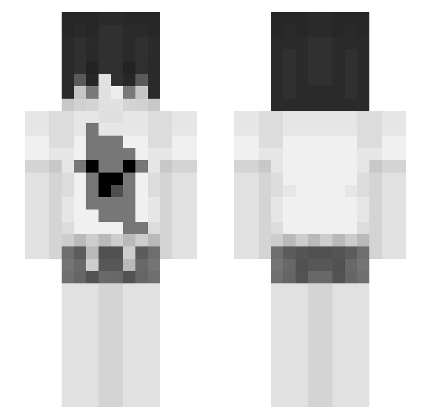 VitorGh Minecraft skin, front and back view
