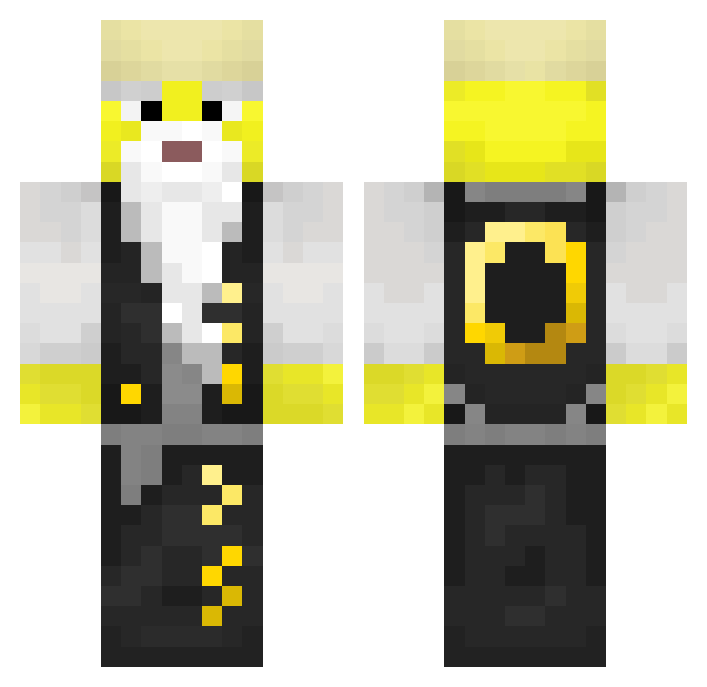 lenpixTheorginal Minecraft skin, front and back view