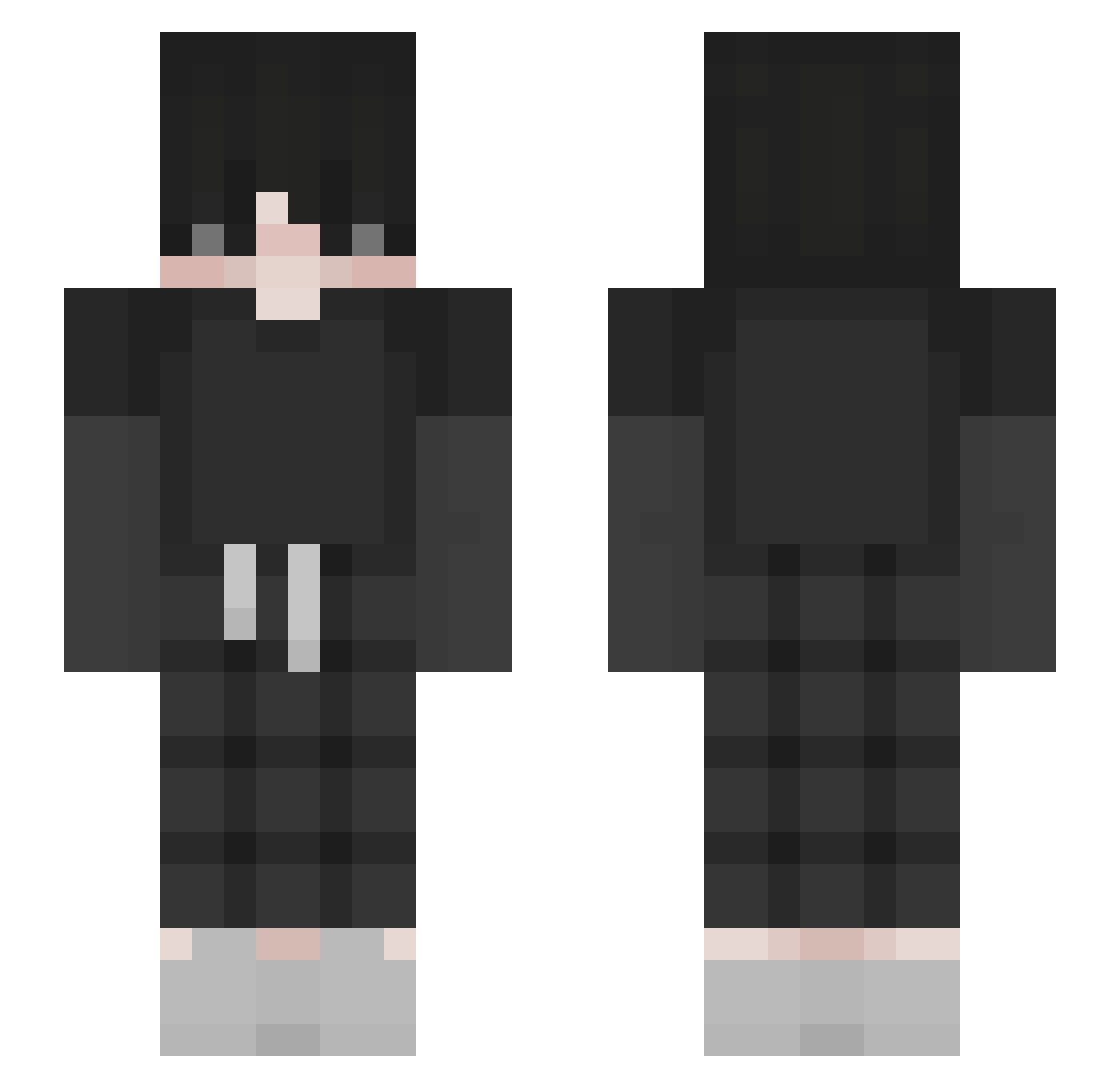 MIR_SPY Minecraft skin, front and back view