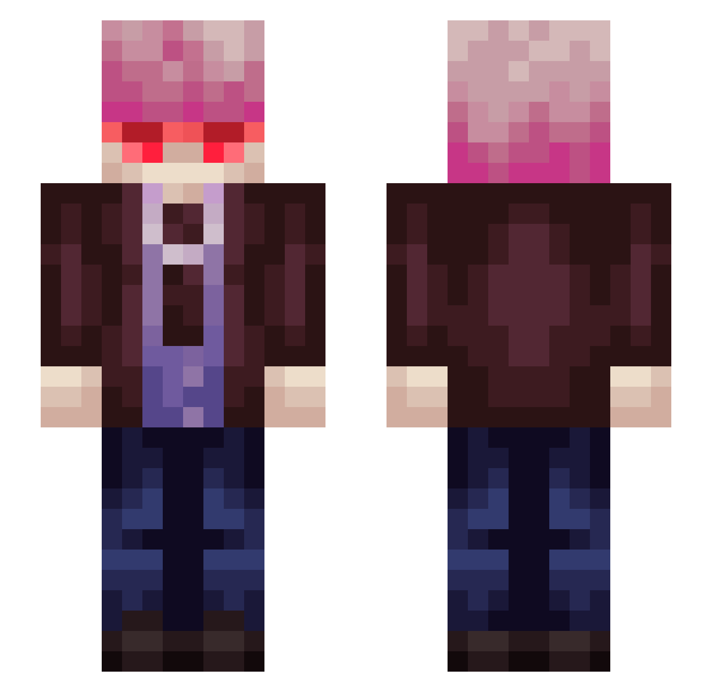 by_SHAY Minecraft skin, front and back view