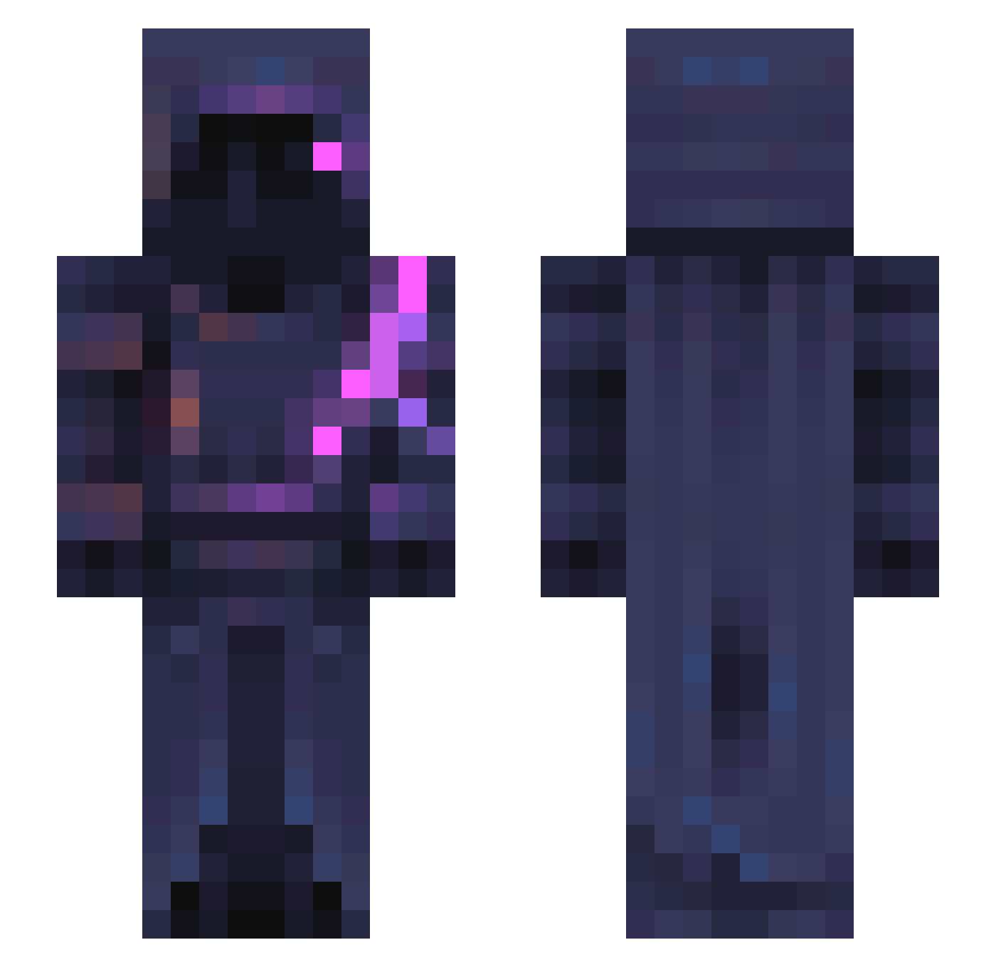 StrookeeOnCoke Minecraft skin, front and back view