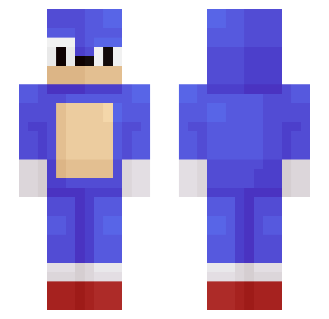 Gavin_07 Minecraft skin, front and back view