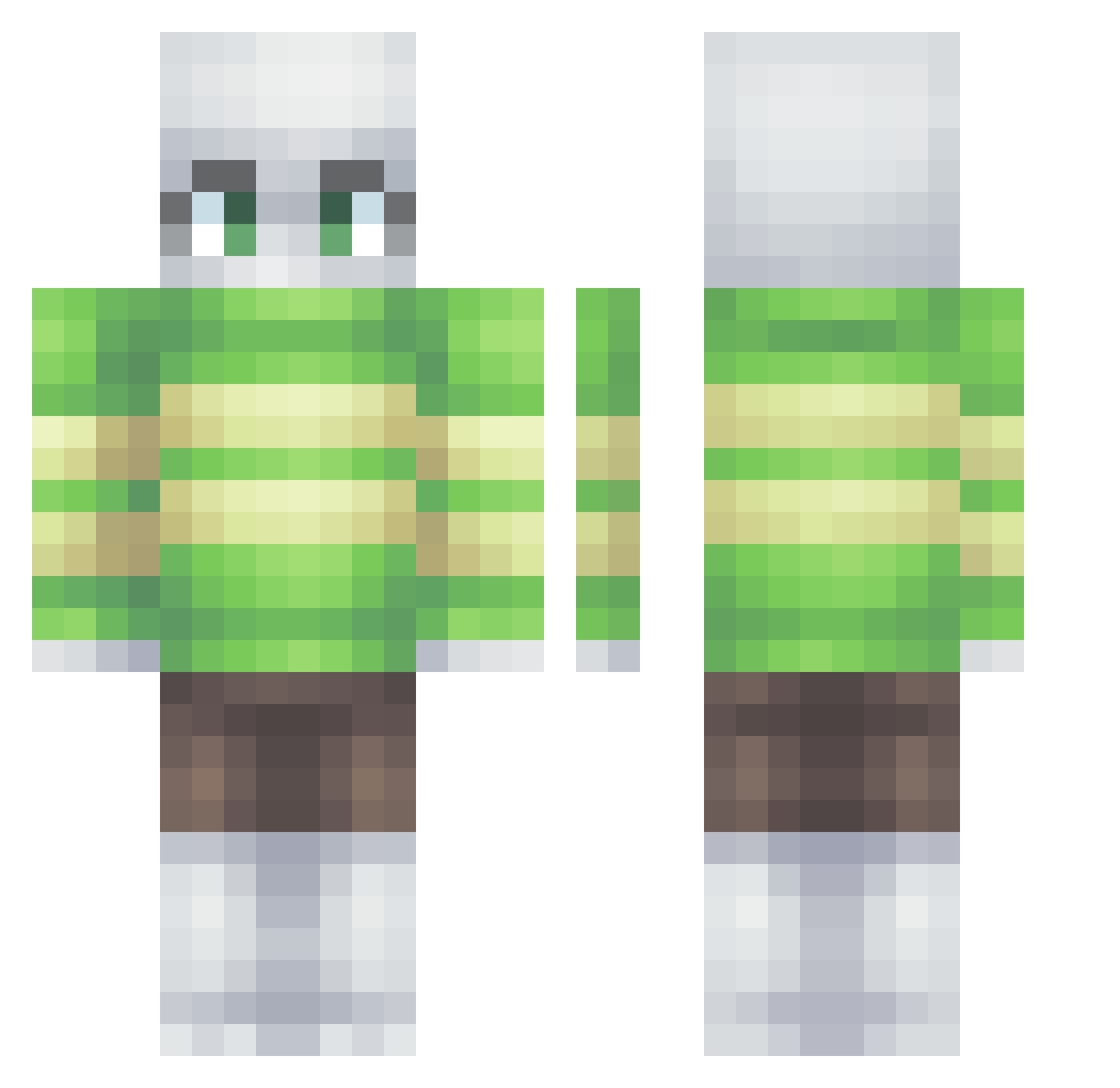 _Felixio_ Minecraft skin, front and back view