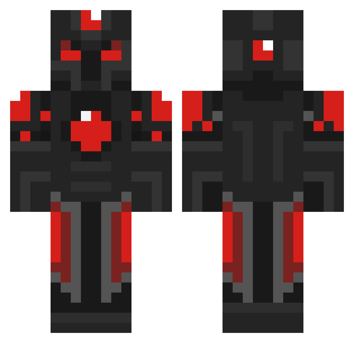 JuanMitaa_ Minecraft skin, front and back view