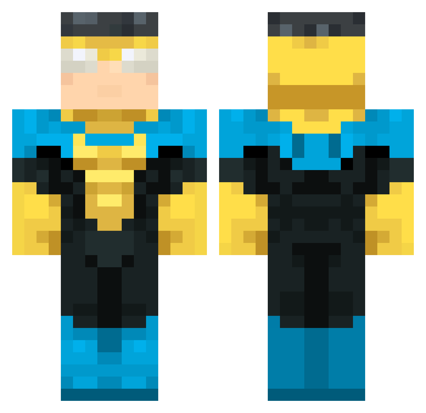Vtinho_ Minecraft skin, front and back view