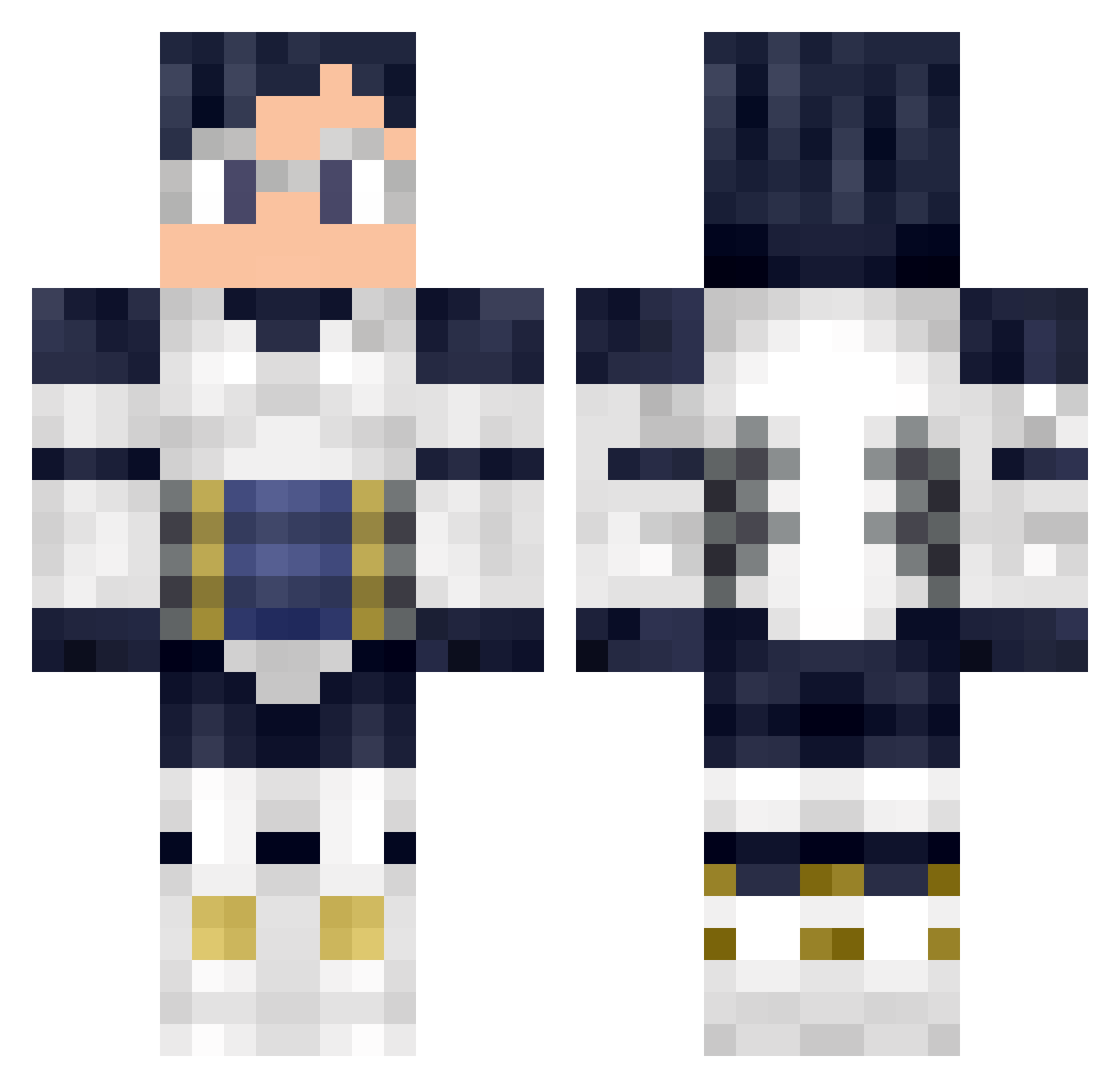 TopShelfStanley Minecraft skin, front and back view