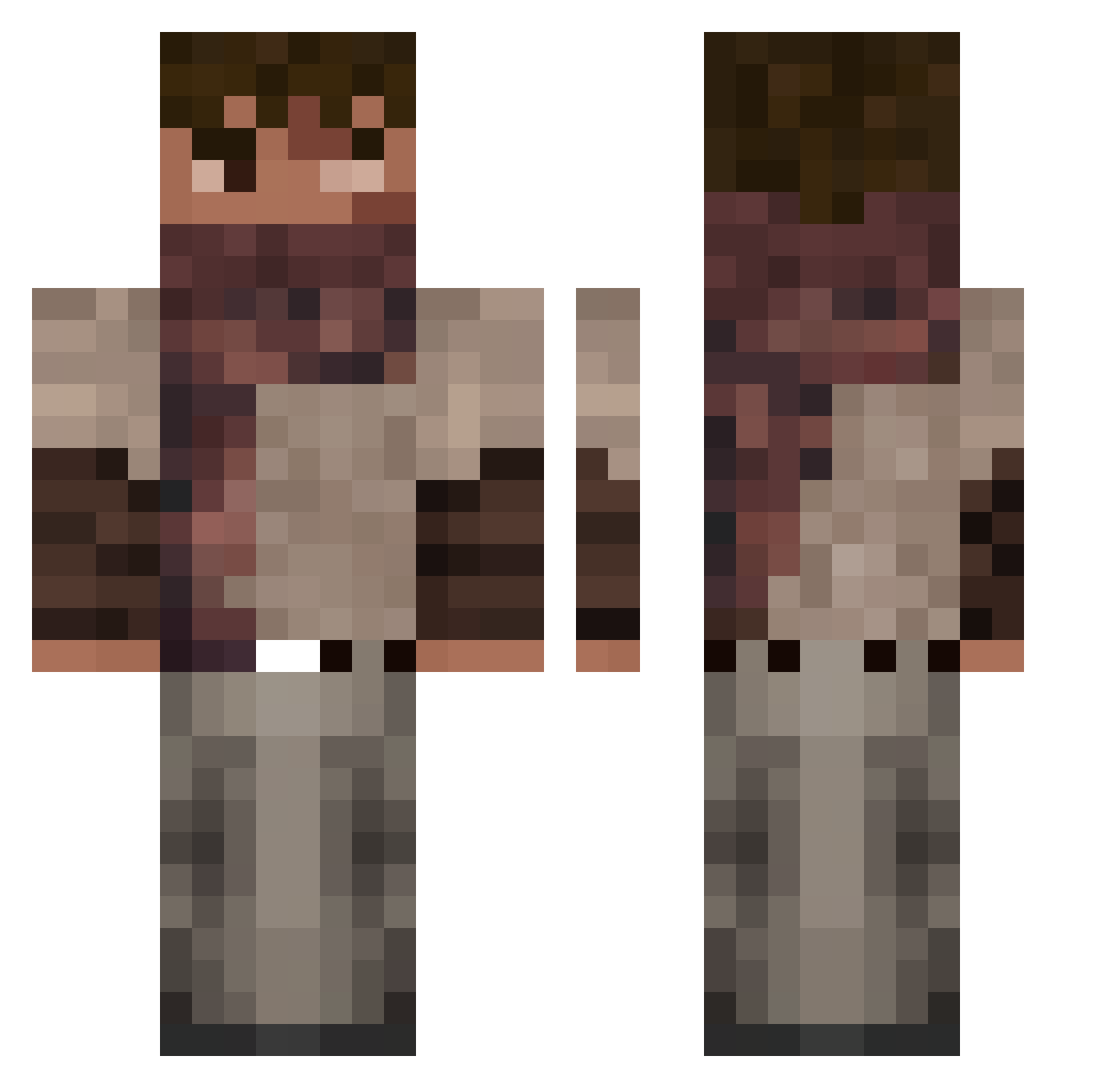 lil_ter Minecraft skin, front and back view